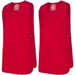 Camisetas rojas de poliester de cuello redondo con cuello redondo formales talla M para mujer 