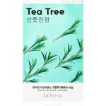 Missha Airy Fit Tea Tree mascarilla hoja limpiadora con efecto refrescante para pieles sensibles 19 g
