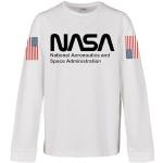 Mister Tee Kids NASA Worm Longsleeve Camiseta, White, 122/128 Unisex Adulto