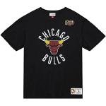 Camisetas deportivas negras de algodón Chicago Bulls vintage con logo Mitchell & Ness talla M para mujer 