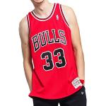 Camisetas rojas de poliester de Baloncesto Chicago Bulls transpirables Mitchell & Ness talla XL para mujer 