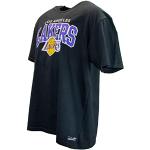 Camisetas deportivas negras LA Lakers / Lakers Clásico Mitchell & Ness NBA talla L para hombre 