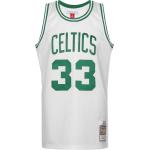 Camisetas básicas blancas de poliester rebajadas Boston Celtics Mitchell & Ness NBA talla S para hombre 