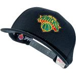 Mitchell & Ness NBA Luxe Classic Red Snapback, color negro, New York Knicks, talla ?nica