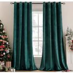 Persianas & cortinas verdes de terciopelo rebajadas térmicas 