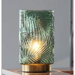Lámparas verdes de metal de cristal de carácter romántico 