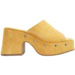 Sandalias amarillas de cuero de cuero Mjus talla 38 para mujer 
