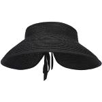Sombreros negros de paja de paja  Talla Única para mujer 