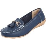 Zapatos Náuticos azul marino de piel marineros talla 39 para mujer 