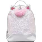 Mochila de viaje con lentejuelas de unicornio, mini mochila de viaje, color blanco brillante para niñas de moda Lentejuelas mochila de viaje HTUK®