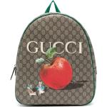 Mochilas estampadas multicolor de lona con aislante térmico con logo Gucci Supreme para mujer 