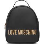Mochilas negras de cuero MOSCHINO Love Moschino 