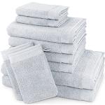 Juegos de toallas plateado de algodón lavable a máquina Möve 