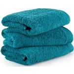 Juegos de toallas azules de algodón lavable a máquina Möve 