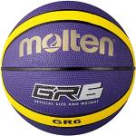 Molten BGR-VY Rubber Basketball - Pelota de Baloncesto, Color Morado, Talla 6 cm