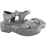 Sandalias grises de tacón rebajadas con tacón de 5 a 7cm Moma talla 38,5 para mujer 