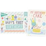 Momentos del primer cumpleaños del bebé por Milestone – Tarjetas de recuerdo para recién nacidos