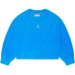 Jerséis azules de jersey de punto infantiles con logo Tommy Hilfiger Sport 