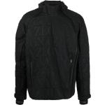 Chaquetas negras de jersey con capucha  manga larga con cuello alto Ermenegildo Zegna talla XL para hombre 