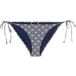 Bragas de bikini azul marino de poliamida Tory Burch con lazo talla M para mujer 
