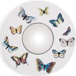 Espejos blancos de vidrio de pared Fornasetti con motivo de mariposa 