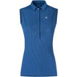 Camisetas deportivas azules de poliester de verano de punto Montura talla XS para mujer 