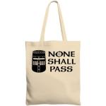 Monty Python And The Holy Grail Black Knight None Shall Pass Bolso Shopping Beige