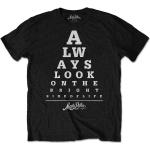 Monty Python Camiseta de manga corta Unisex Bright Side Eye Test Black XL