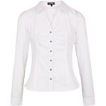Camisas blancas de manga larga manga larga Morgan para mujer 