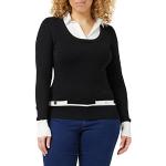 Cárdigans negros de jersey manga larga con escote cuadrado Morgan talla L para mujer 