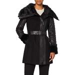 Morgan Manteau Col Imitation Fourrure GEFROU Faux Fur Coat, Negro (Noir), 40 (Talla del Fabricante: 40 Taglia Produttore 40) Women's