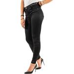 Morgan Pantalon Slim enduit 212-PALONA Vestir, Negro, XS para Mujer