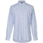 Camisas azul marino de algodón de manga larga manga larga marineras con rayas MOSCHINO para hombre 
