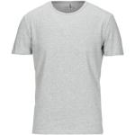 Camisetas grises de algodón de manga corta manga corta con cuello redondo con logo MOSCHINO talla XS para hombre 
