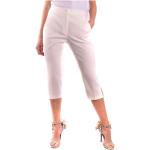 Pantalones cortos blancos de algodón rebajados MOSCHINO talla S para mujer 