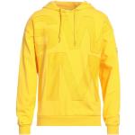 Sudaderas amarillas de poliester con capucha manga larga con logo MOSCHINO talla XS para hombre 