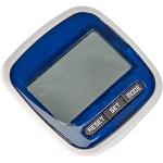 moses Unisex – Podómetro para Adultos con medición de Distancia e indicador de Consumo de calorías, con Apagado automático y Clip para cinturón, Azul, Talla única