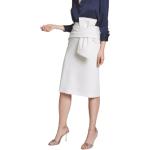 Faldas tubo blancas rebajadas Moskada con lazo talla XL para mujer 