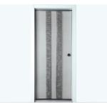 Mosquitera puerta cortina extensible color negro de 70-95x220cm (ancho x alto)