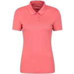 Polos rosas de golf manga corta transpirables Clásico con logo talla XS para mujer 
