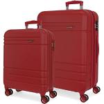 Set de maletas rojas de goma de 72l con aislante térmico Movom para mujer 