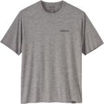 Camisetas deportivas grises de plumas de invierno Patagonia talla L de materiales sostenibles para hombre 