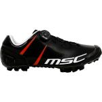 Zapatillas negras de poliester de ciclismo rebajadas MSC Bikes talla 45 para hombre 