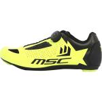 Zapatillas amarillas de ciclismo rebajadas MSC Bikes talla 38 para hombre 