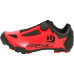 Zapatillas rojas de ciclismo rebajadas MSC Bikes talla 41 para hombre 