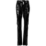 Pantalones negros de cintura alta zebra MSGM talla XS para mujer 