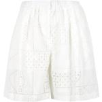 Shorts cintura alta blancos de algodón MSGM talla XS para mujer 
