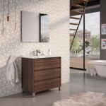 Mueble de baño a suelo 3 cajones + lavabo - Atenea - Banium
