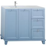 Muebles azules de pino de baño vintage Visobath 