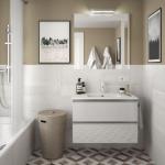 Muebles blancos de pino de baño Salgar 
